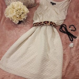 Off-White Sleeveless Dress